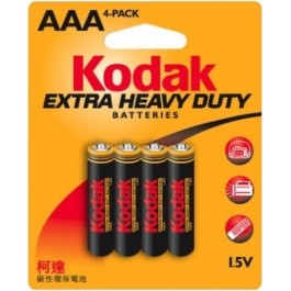 Kodak AAA bat Carbon-Zinc 4шт Extra Heavy Duty 30953321
