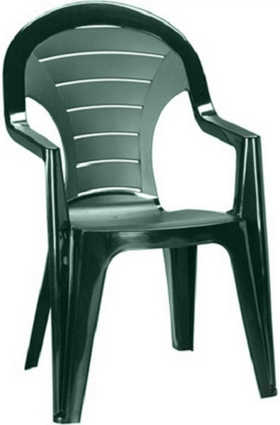 Curver Bonaire, стул пластиковый, зеленый (3253929141027) - зображення 1