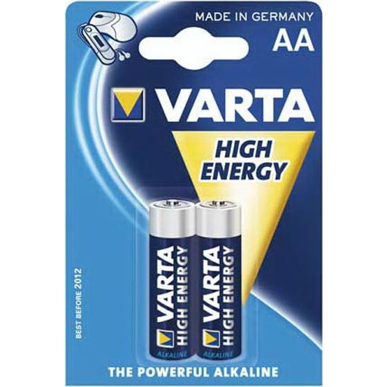 Varta AA bat Alkaline 2шт HIGH ENERGY (04906121412) - зображення 1