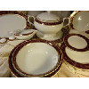 Walbrzych Набор плоских тарелок Roxana 17 см. 5833PURPLE - зображення 1