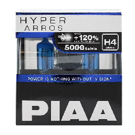 PIAA Hyper Arros +120% Н4 55/60W 5000K HE-920