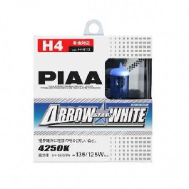 PIAA Arrow Star White H4 4250K