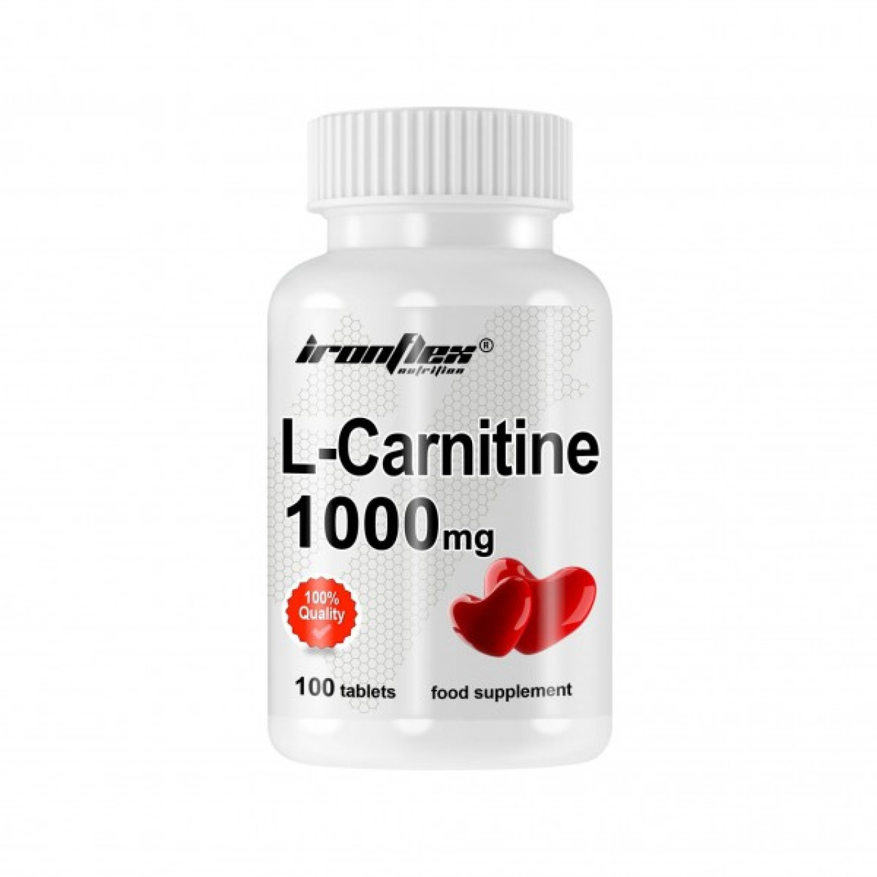 IronFlex Nutrition L-Carnitine 1000 100 tabs - зображення 1