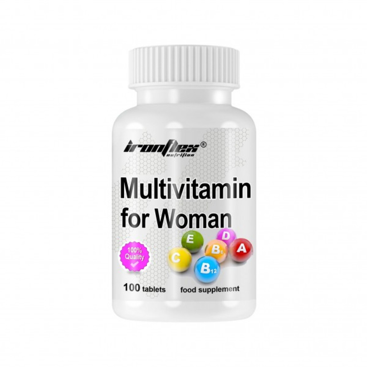 IronFlex Nutrition Multivitamin for Women 100 tabs - зображення 1