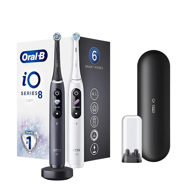 Oral-B iO Series 8 Duo White Alabaster and Black Onyx - зображення 1