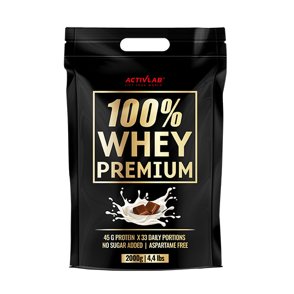Activlab 100% Whey Premium 2000 g /66 servings/ Milk Chocolate - зображення 1