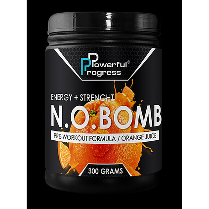 Powerful Progress N.O. Bomb 300 g /30 servings/ Strawberry - зображення 1