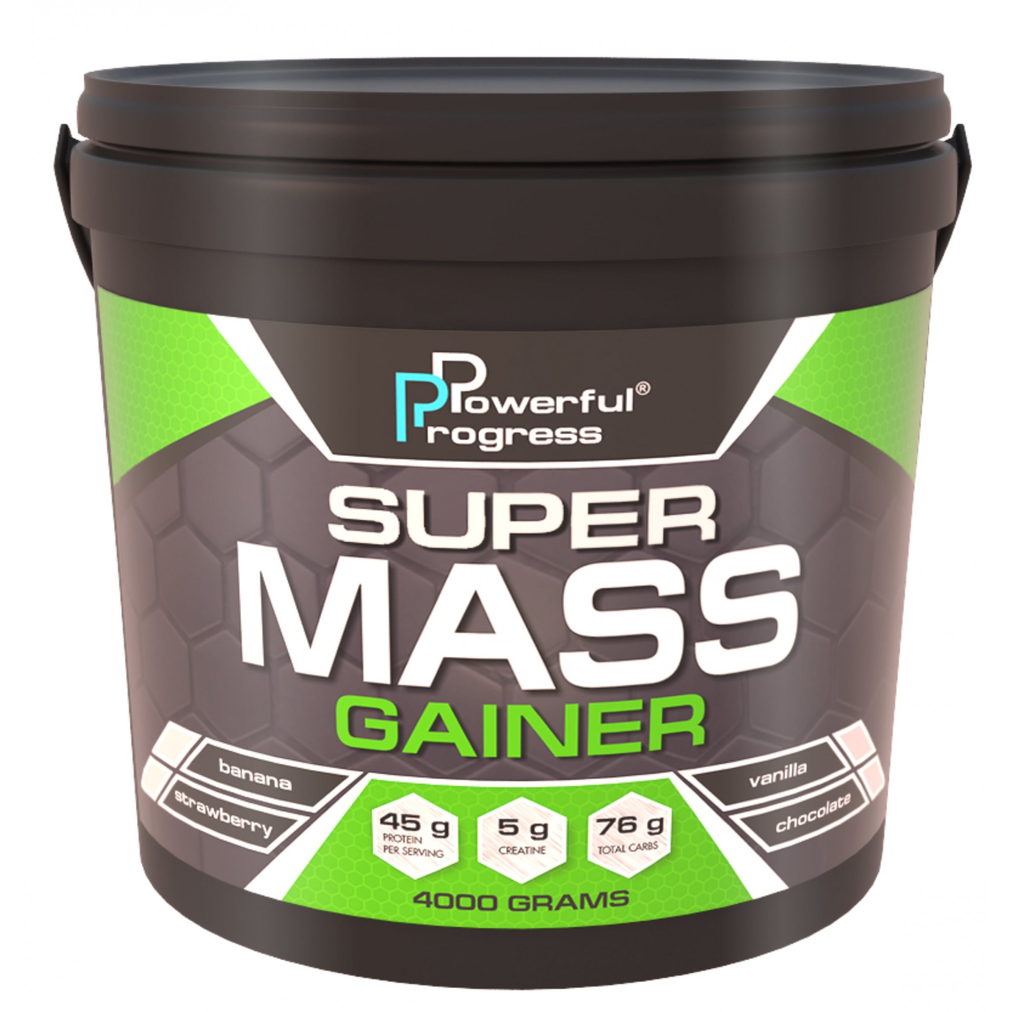 Powerful Progress Super Mass Gainer 4000 g /40 servings/ Forest Fruits - зображення 1