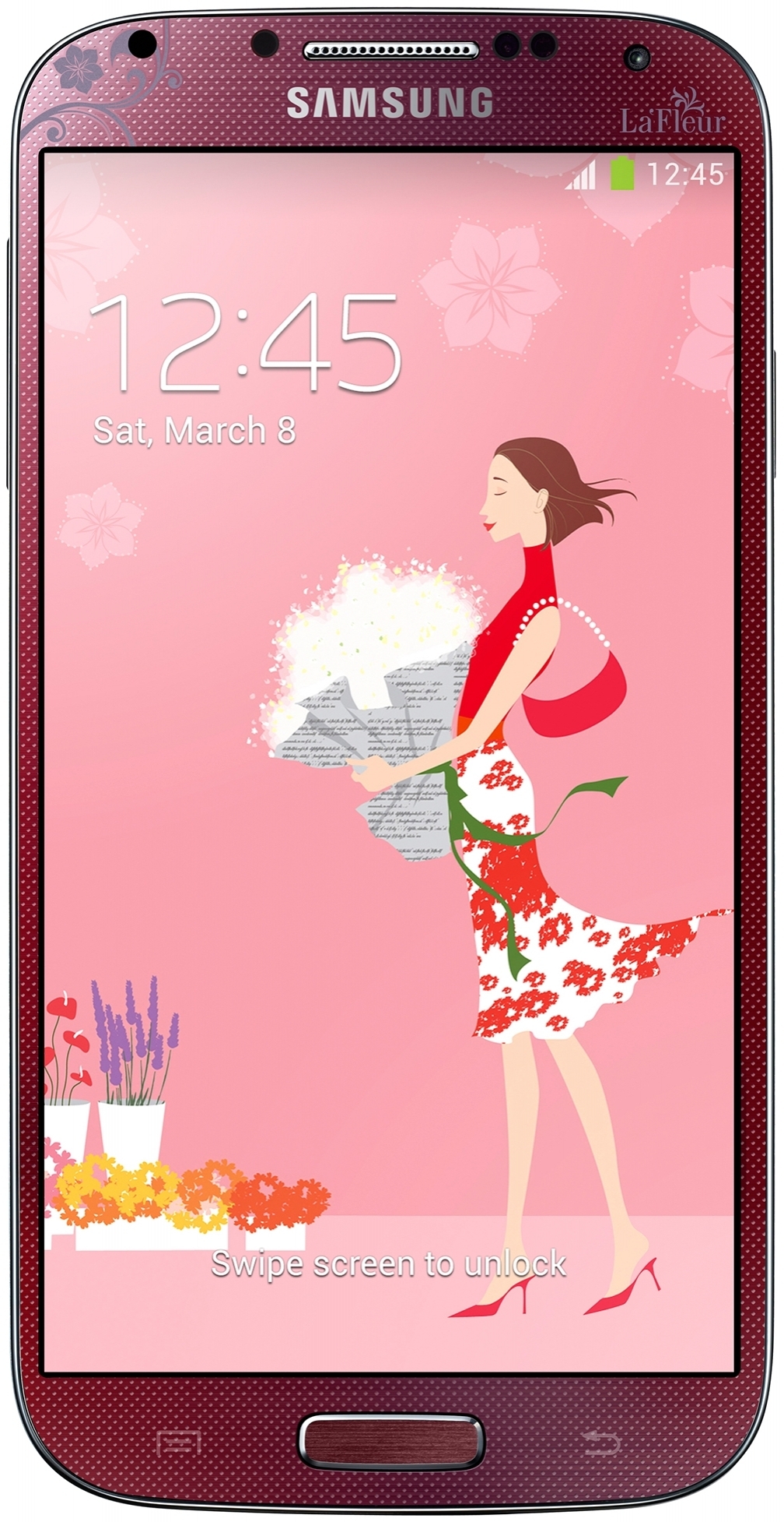 Samsung I9500 Galaxy S4 (La Fleur Red) купить в интернет-магазине: цены на  смартфон I9500 Galaxy S4 (La Fleur Red) - отзывы и обзоры, фото и  характеристики. Сравнить предложения в Украине: Киев, Харьков,