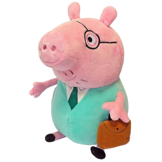 Peppa Pig Папа Свин с портфелем 30 см (30292) - зображення 1