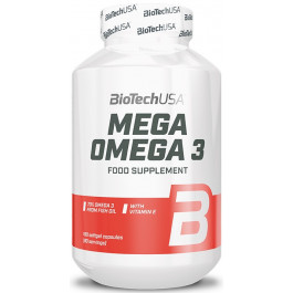 BiotechUSA Mega Omega 3 180 caps