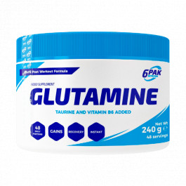 6PAK Nutrition Glutamine 240 g /48 servings/ Natural