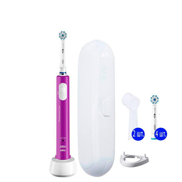 Oral-B D16 Junior Purple Plus 5 насадок - зображення 1