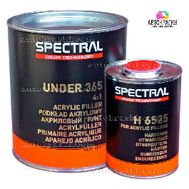 Spectral Грунт SPECTRAL UNDER 365 P5 Акриловий грунт 4:1 черный + отвердитель 2,8л+0,7л