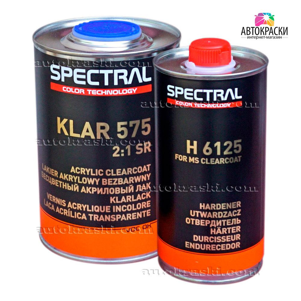 Spectral Лак бесцветный SPECTRAL KLAR 575 (SR) 2+1 + отвердитель 5,0л+2,5л - зображення 1