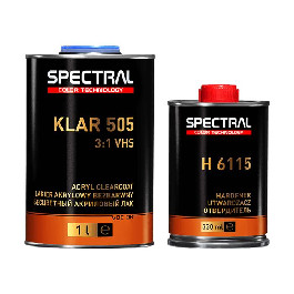 Spectral Лак бесцветный SPECTRAL KLAR 505 VHS 3+1 + отвердитель 1,0л+0,33л