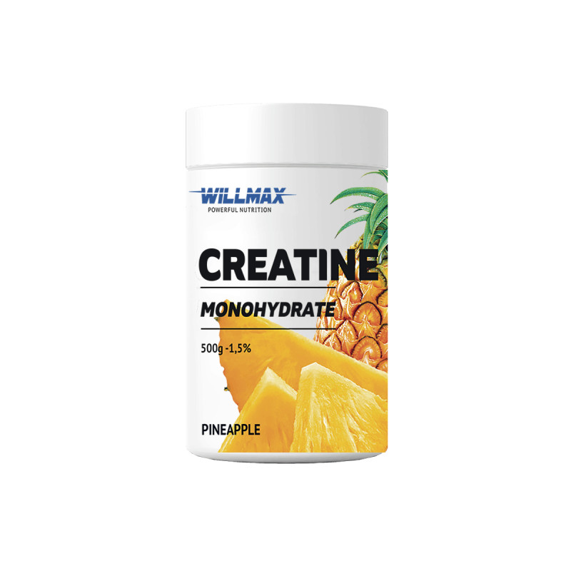 Willmax Creatine Monohydrate 500 g /100 servings/ Pineapple (wx1005) - зображення 1