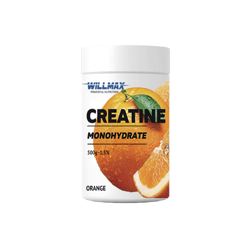 Willmax Creatine Monohydrate 500 g /100 servings/ Cherry (wx1007) - зображення 1
