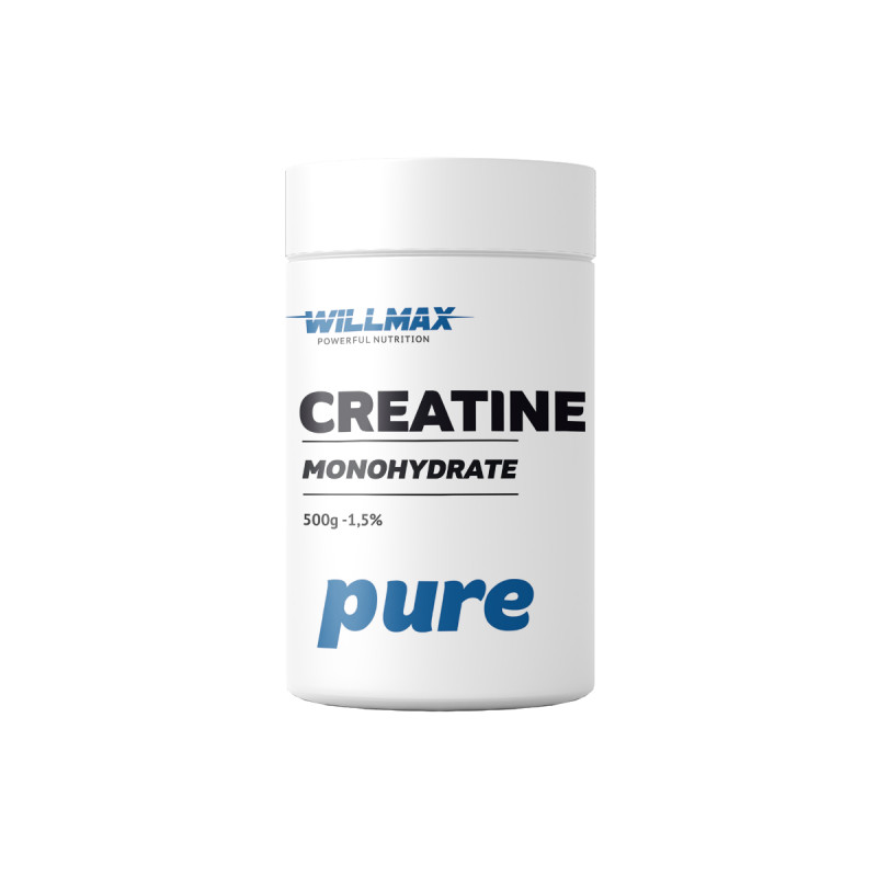 Willmax Creatine Monohydrate 500 g /100 servings/ Pure (wx1000) - зображення 1