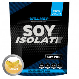 Willmax Soy Isolate 900 g /30 servings/ Банан (wx703)