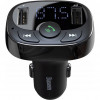 Baseus T typed Bluetooth MP3 charger with car holderStandard editionBlack CCTM-01 - зображення 1