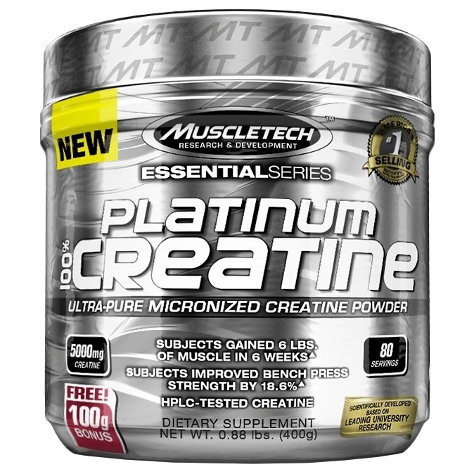 MuscleTech Platinum 100% Creatine Powder 400 g /30 servings/ Unflavored - зображення 1