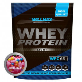 Willmax Whey Protein Light 65% 1000 g /25 servings/ Бабл Гам (wx214)