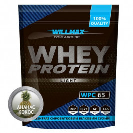 Willmax Whey Protein Light 65% 1000 g /25 servings/ Ананас Кокос (wx208)