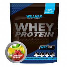 Willmax Whey Protein 80% 920 g /23 servings/ Полуниця Банан (wx114)