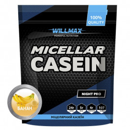 Willmax Micellar Casein 80% 900 g /30 servings/ Банан (wx503)