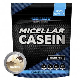 Willmax Micellar Casein 80% 900 g /30 servings/ Ваніль (wx505)