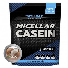 Willmax Micellar Casein 80% 900 g /30 servings/ Кокос (wx507)