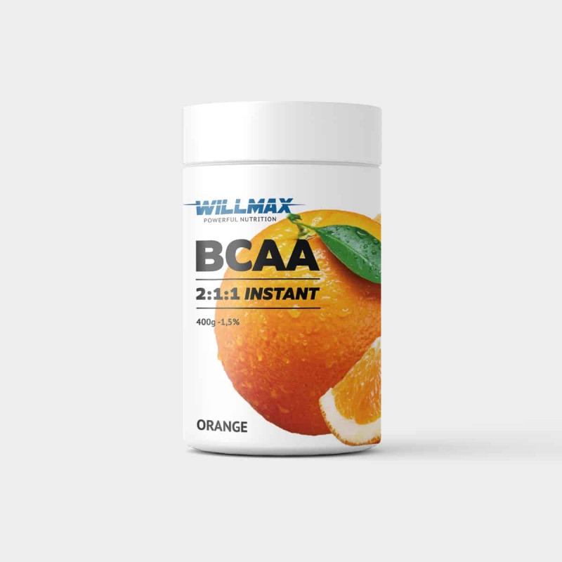 Willmax BCAA 2:1:1 Instant 400 g /80 servings/ Апельсин (wx403) - зображення 1