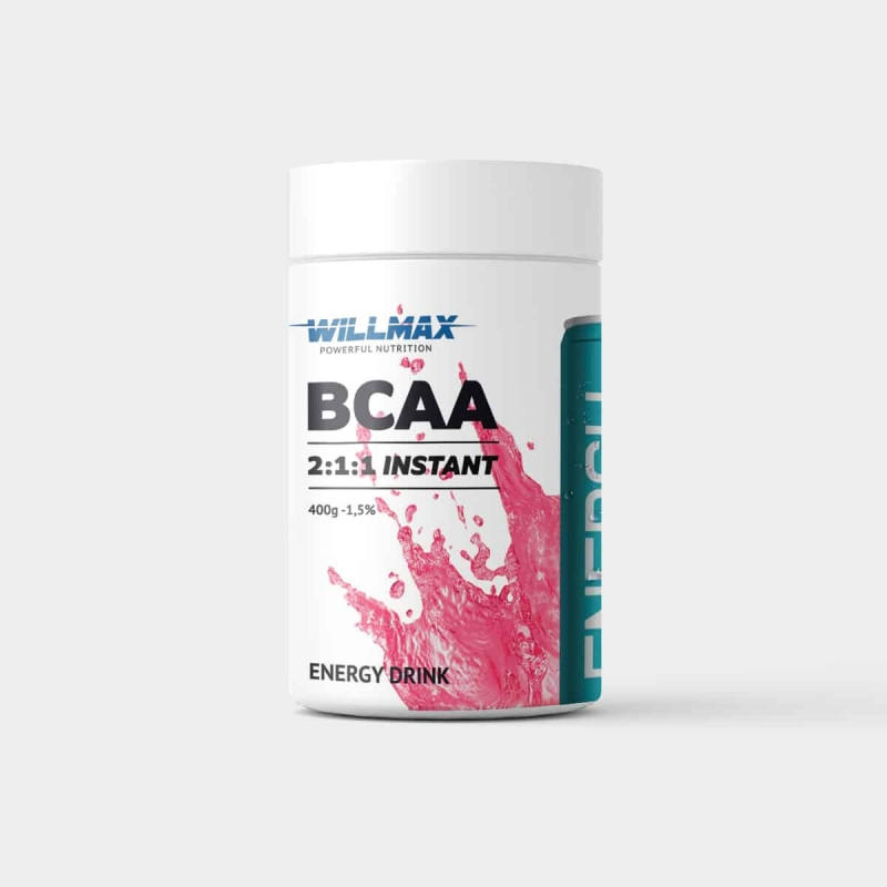 Willmax BCAA 2:1:1 Instant 400 g /80 servings/ Ред Булл (wx404) - зображення 1