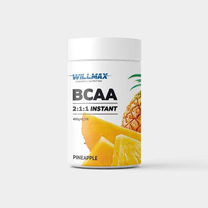 Willmax BCAA 2:1:1 Instant 400 g /80 servings/ Ананас (wx402) - зображення 1