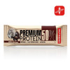 Nutrend Premium Protein 50% Bar 50 g Cookies Cream - зображення 1