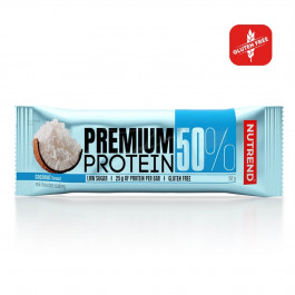 Nutrend Premium Protein 50% Bar 50 g Coconut
