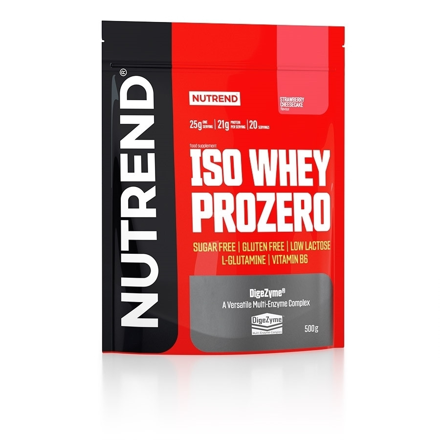 Nutrend Iso Whey Prozero 500 g /20 servings/ Strawberry Cheesecake - зображення 1