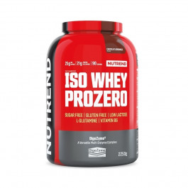 Nutrend Iso Whey Prozero 2250 g /90 servings/ Chocolate Brownies