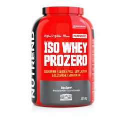 Nutrend Iso Whey Prozero 2250 g /90 servings/ Strawberry Cheesecake