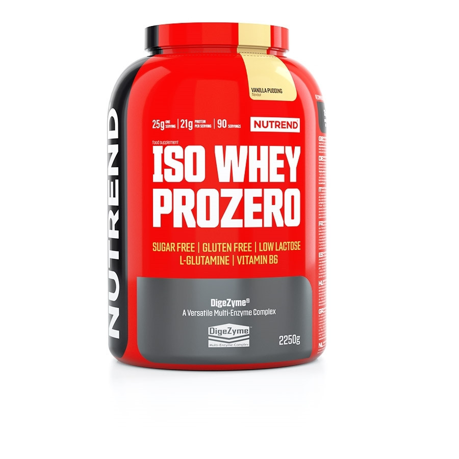 Nutrend Iso Whey Prozero 2250 g /90 servings/ Vanilla Pudding - зображення 1