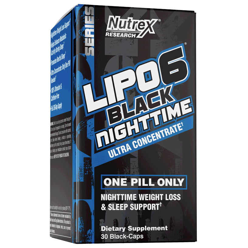 Nutrex Lipo-6 Black Nighttime Ultra Concentrate 30 caps - зображення 1