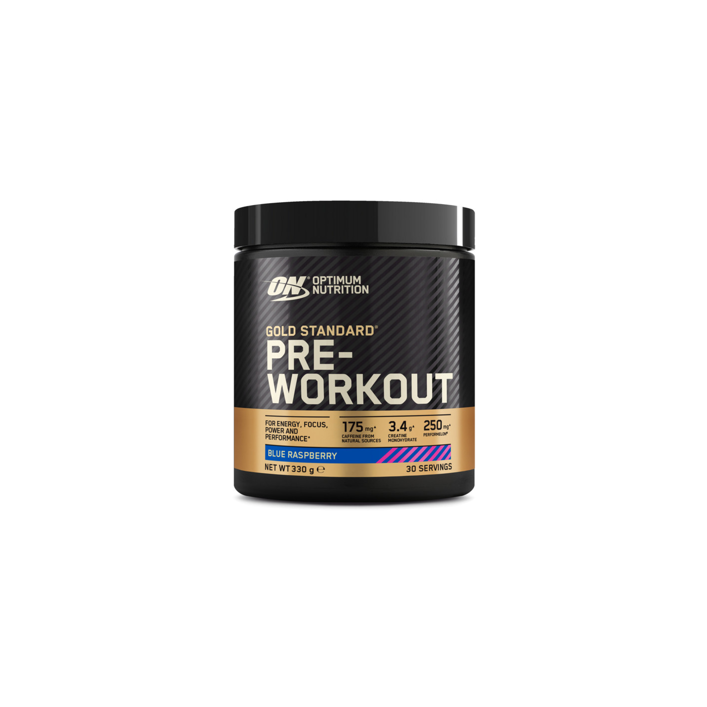 Optimum Nutrition Gold Standard Pre-Workout 330 g /30 servings/ Blue Raspberry - зображення 1