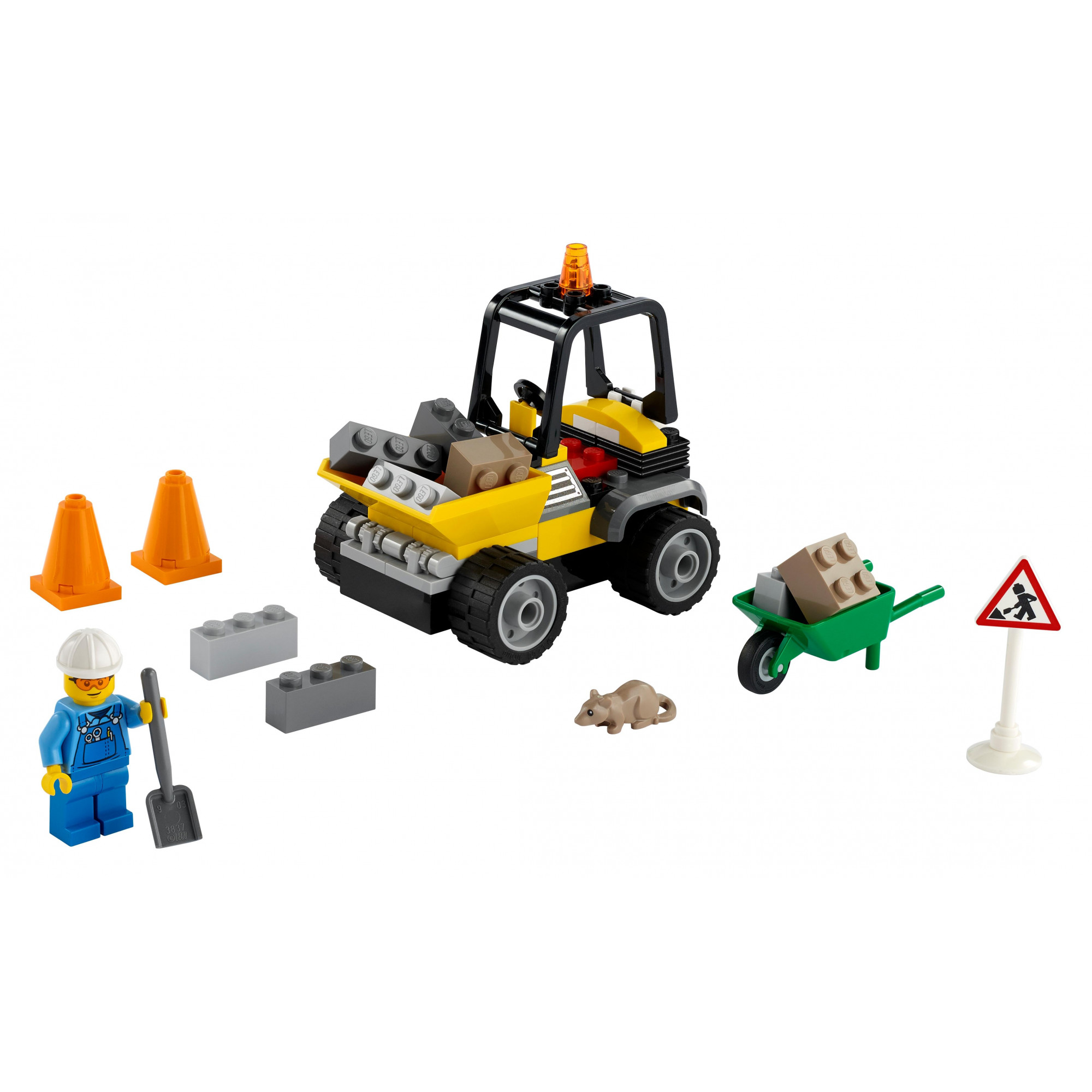 LEGO City Автомобиль для дорожных работ (60284) - зображення 1