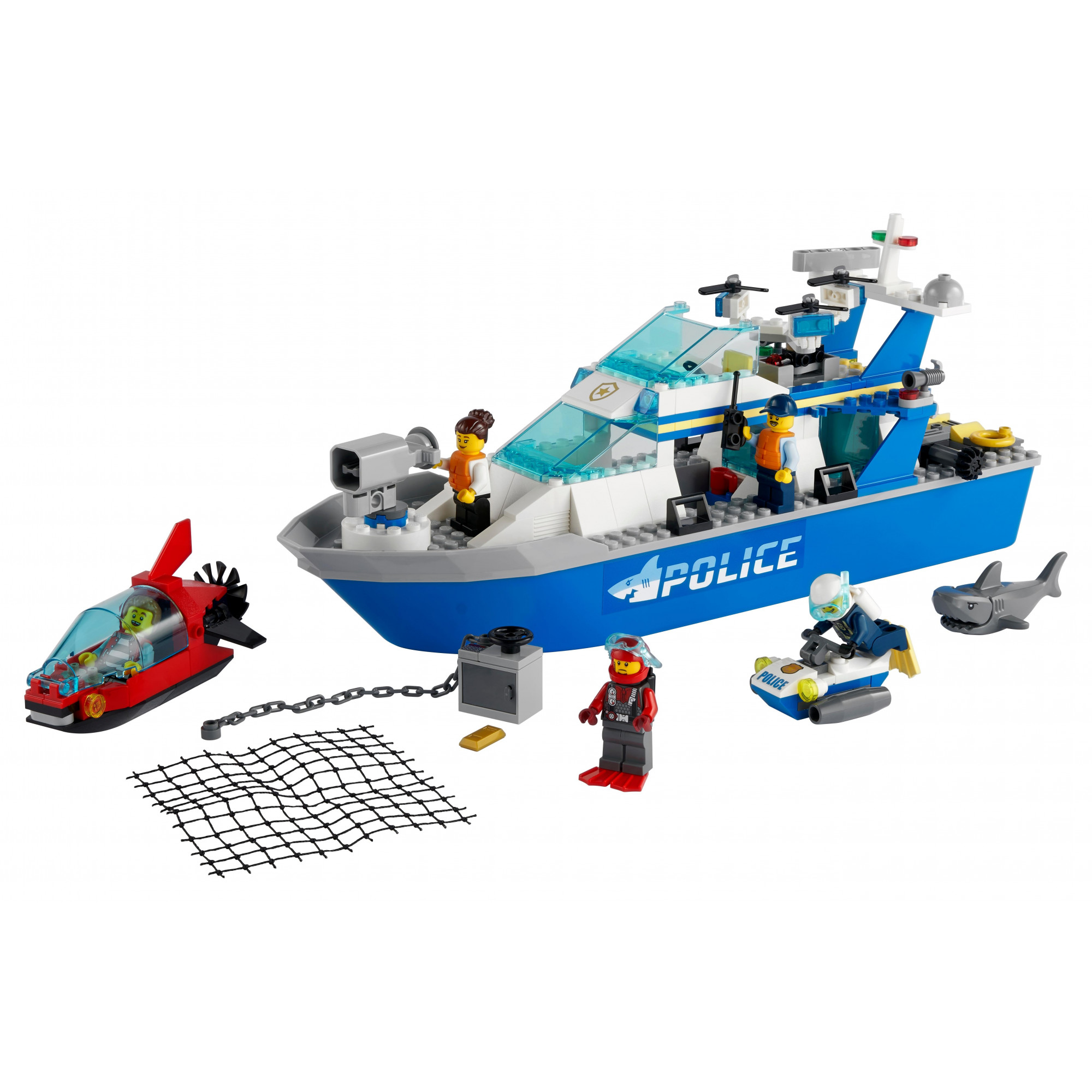 LEGO City Катер полицейского патруля (60277) - зображення 1