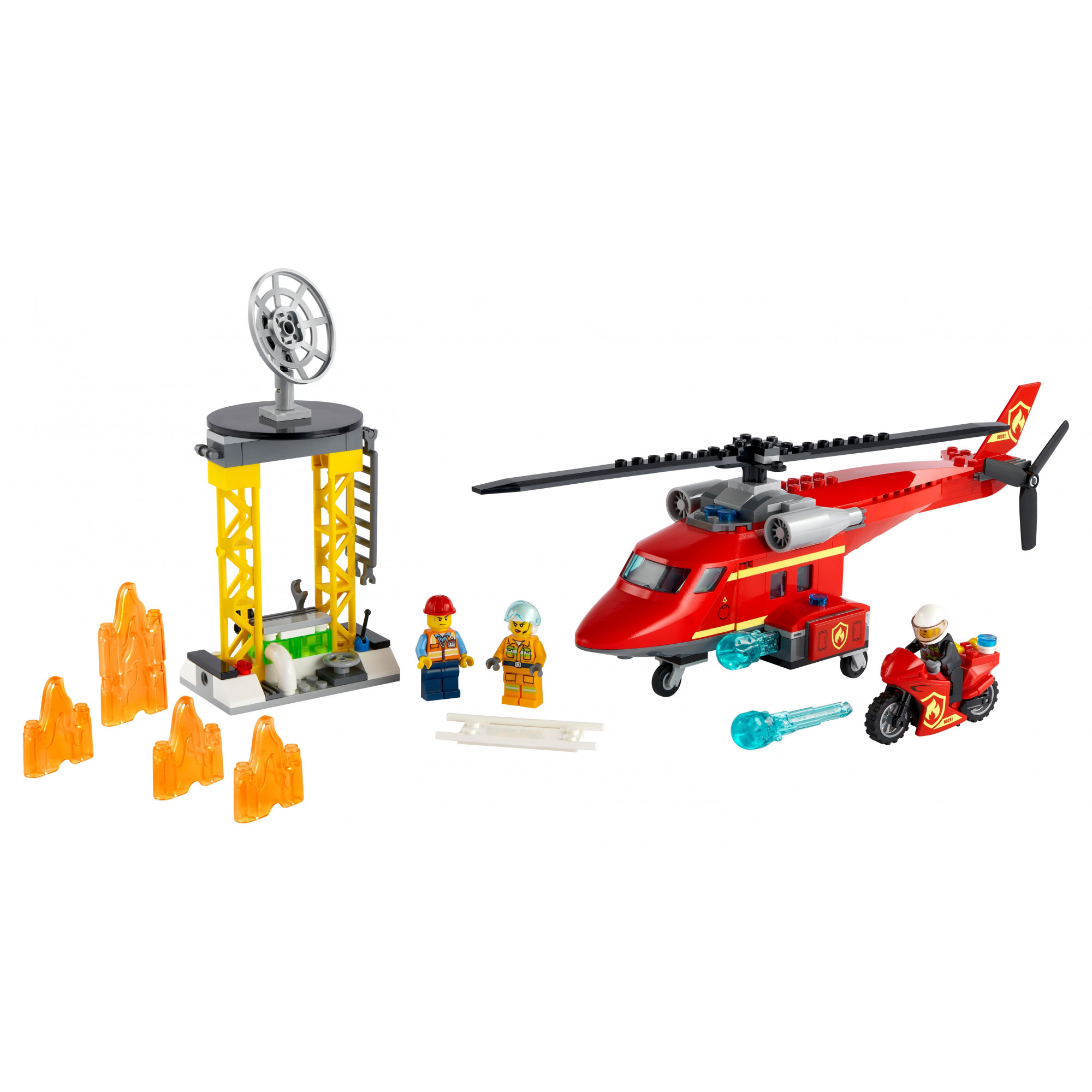 LEGO City Спасательный пожарный вертолёт (60281) - зображення 1