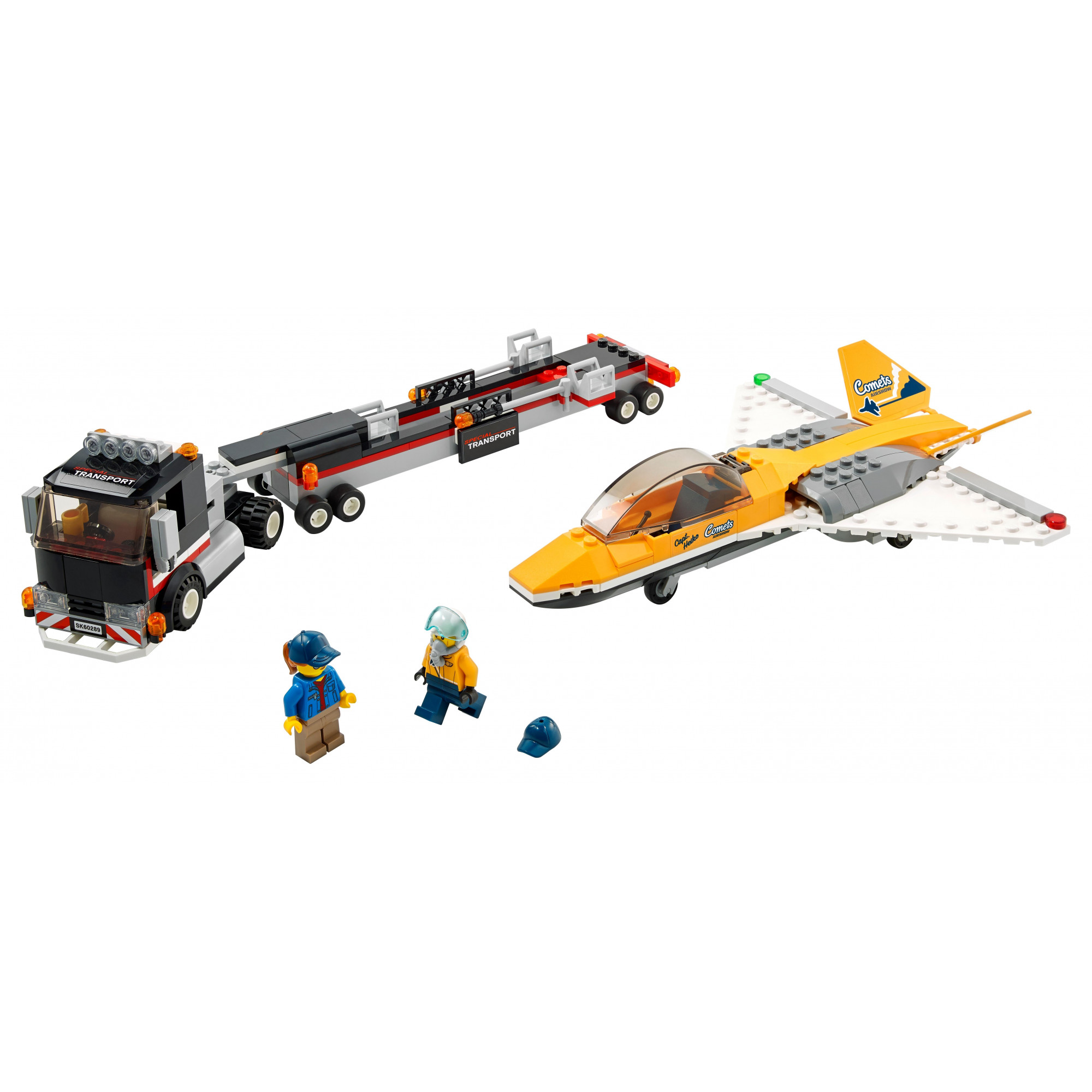 LEGO City Транспортировка самолёта на авиашоу (60289) - зображення 1