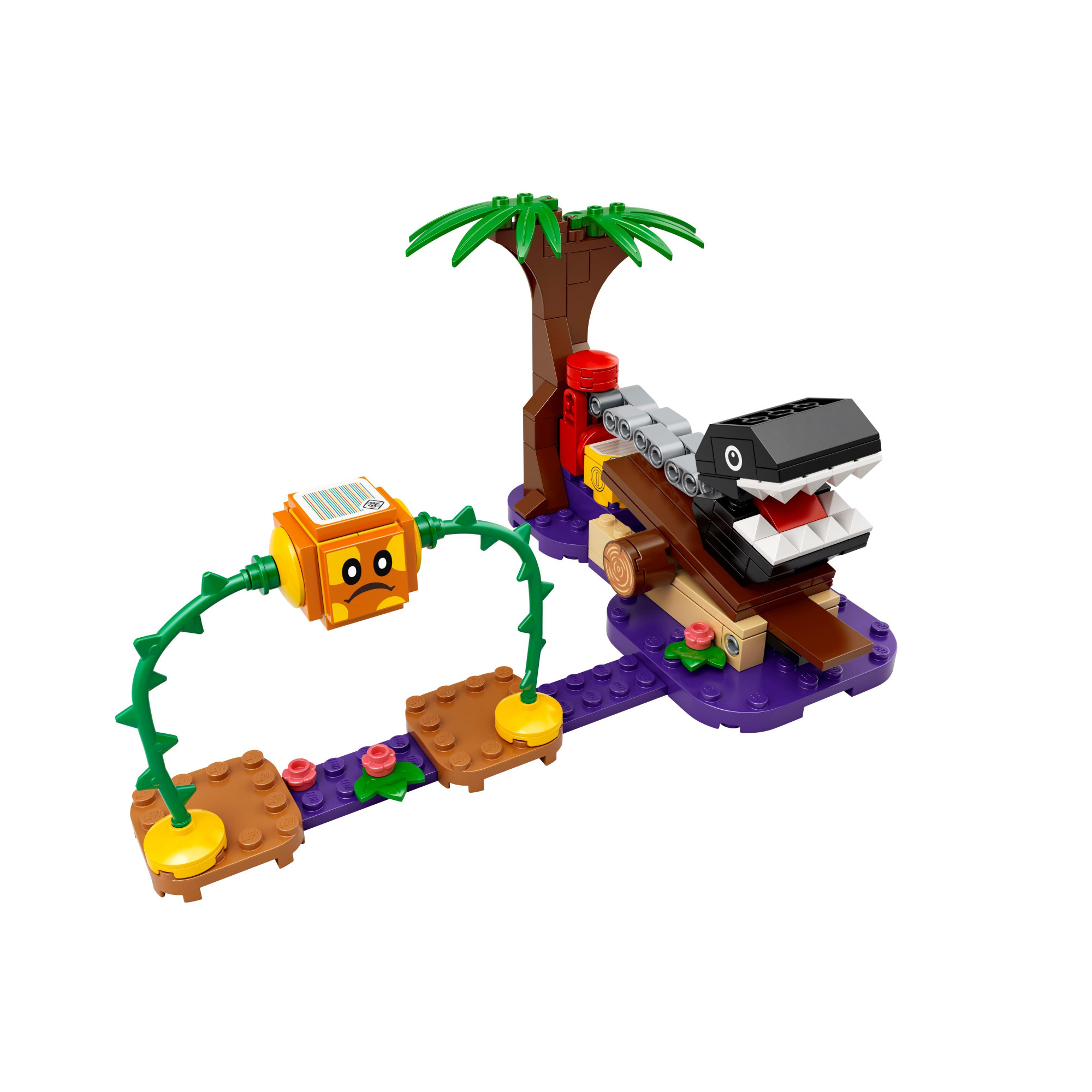 LEGO Super Mario Дополнительный набор Кусалкин на цепи — встреча в джунглях (71381) - зображення 1