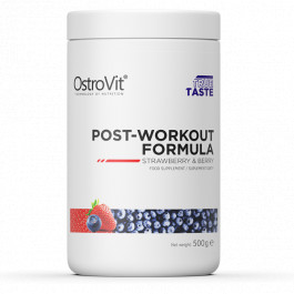   OstroVit Post-Workout Formula 500 g /25 servings/ Wild Strawberry Blueberry