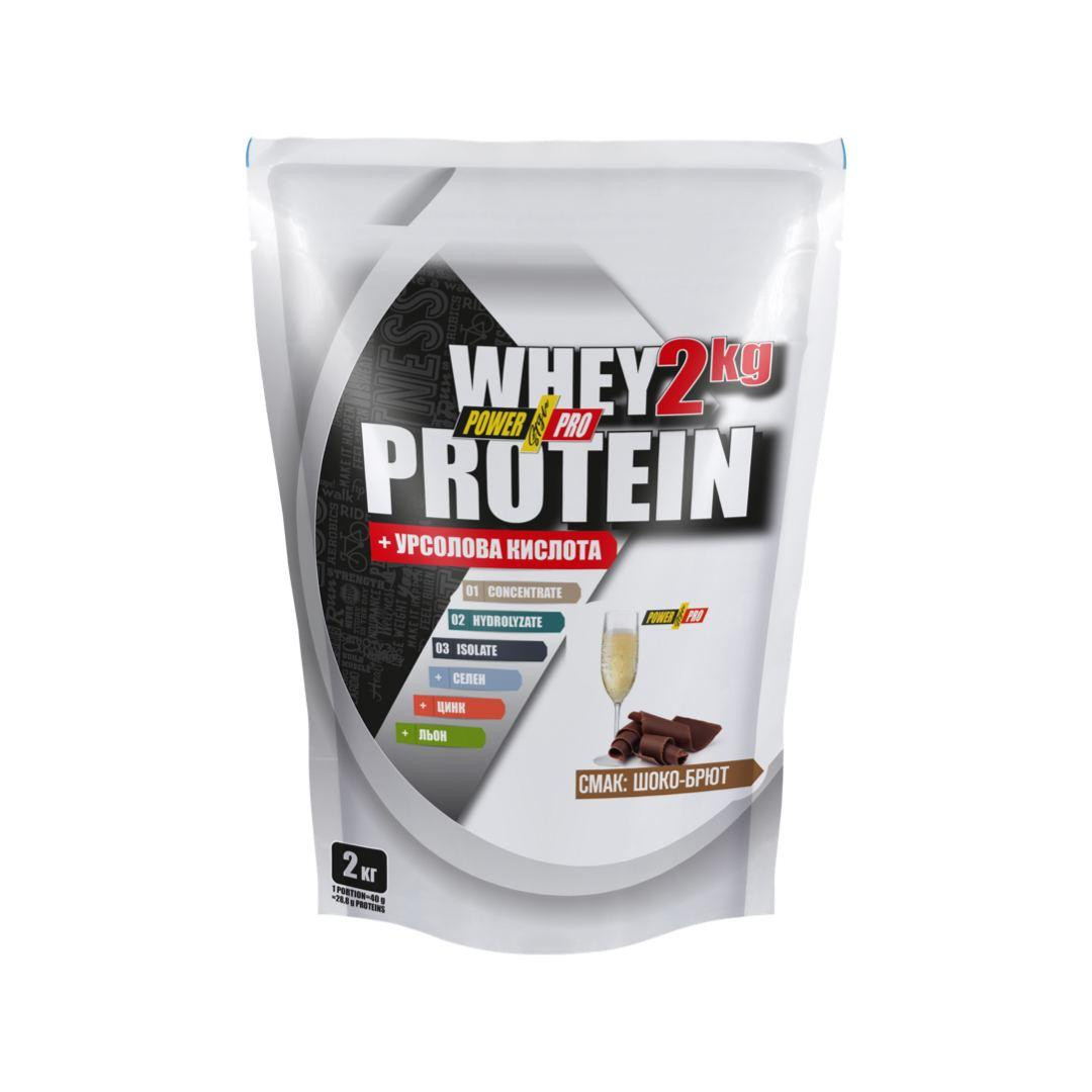 Power Pro Whey Protein 2000 g /50 servings/ Шоко-брют - зображення 1